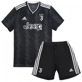 Baby Fußballbekleidung Juventus Auswärtstrikot 2022-23 Kurzarm (+ kurze hosen)